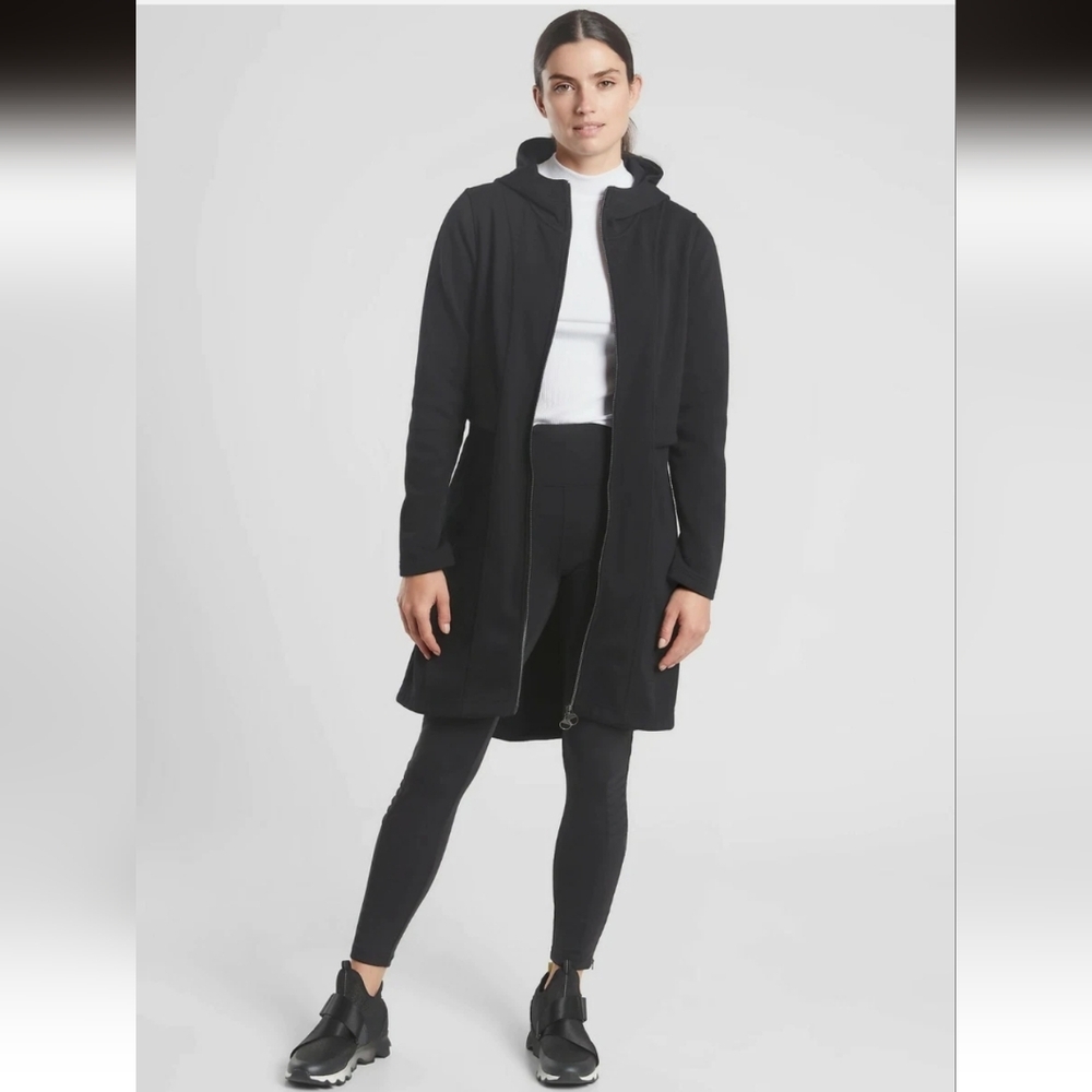 EUC Athleta Cozy Karma Jacket Black Size Small